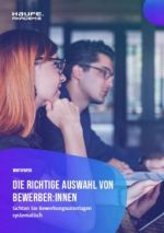 Kostenloses Whitepaper: Die richtige Bewerbervorauswahl treffen